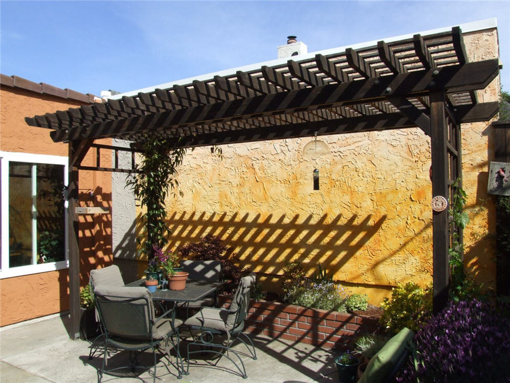 Lovely Trellis in Patio